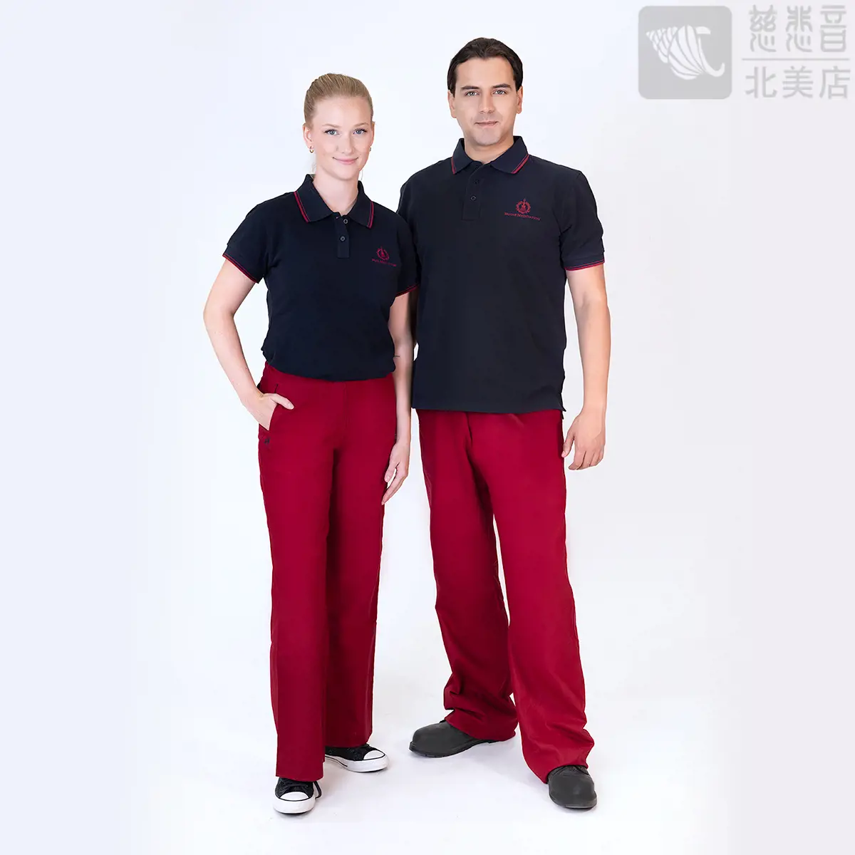 Meditation Pants - Cotton Linen (Maroon)